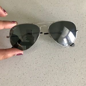 Rayban silver aviators
